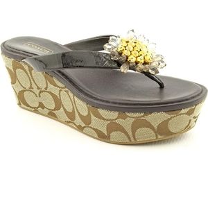 Coach Norice Wedge Sandle 9M women's